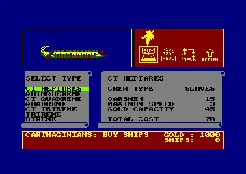 Legions Of Death (S) (1986) screen shot game playing